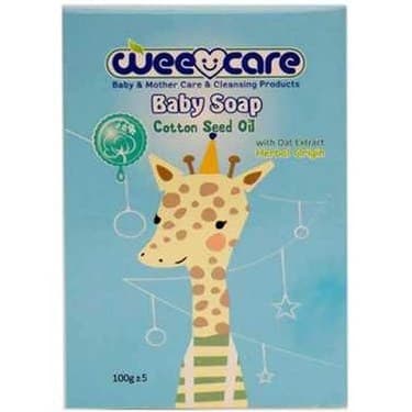 صابون بچه وی کر 100 گرمی حاوی روغن پنبه دانه وی کر WeCare — تصویر ۲