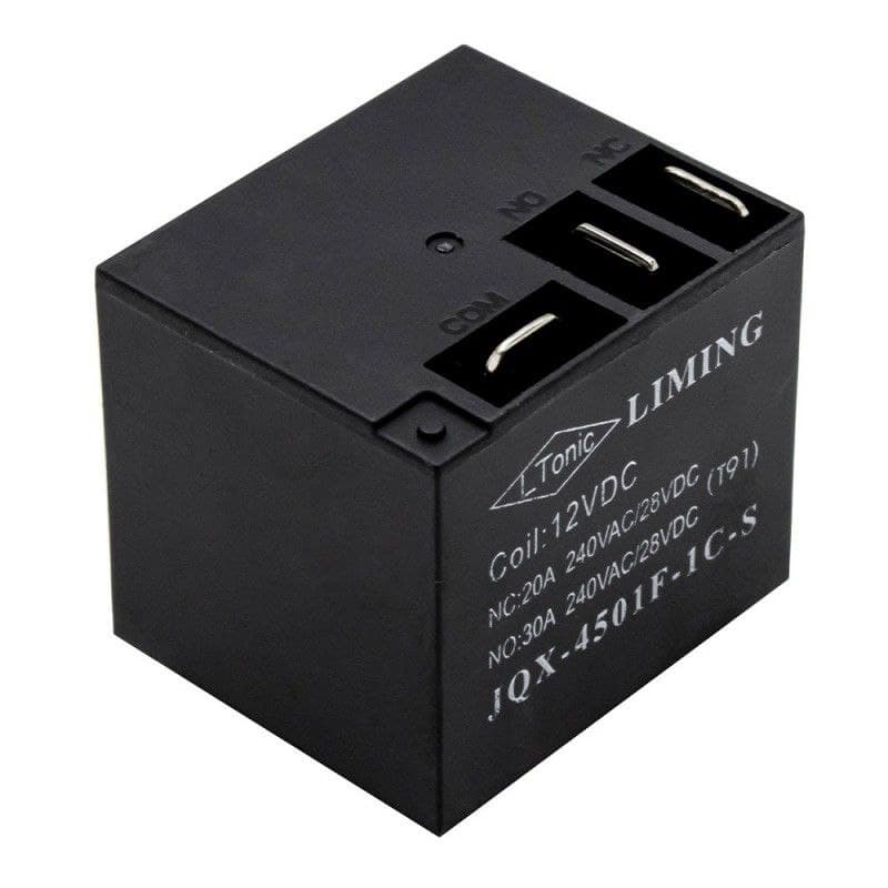 رله 12v 30A فيش خور کولري
