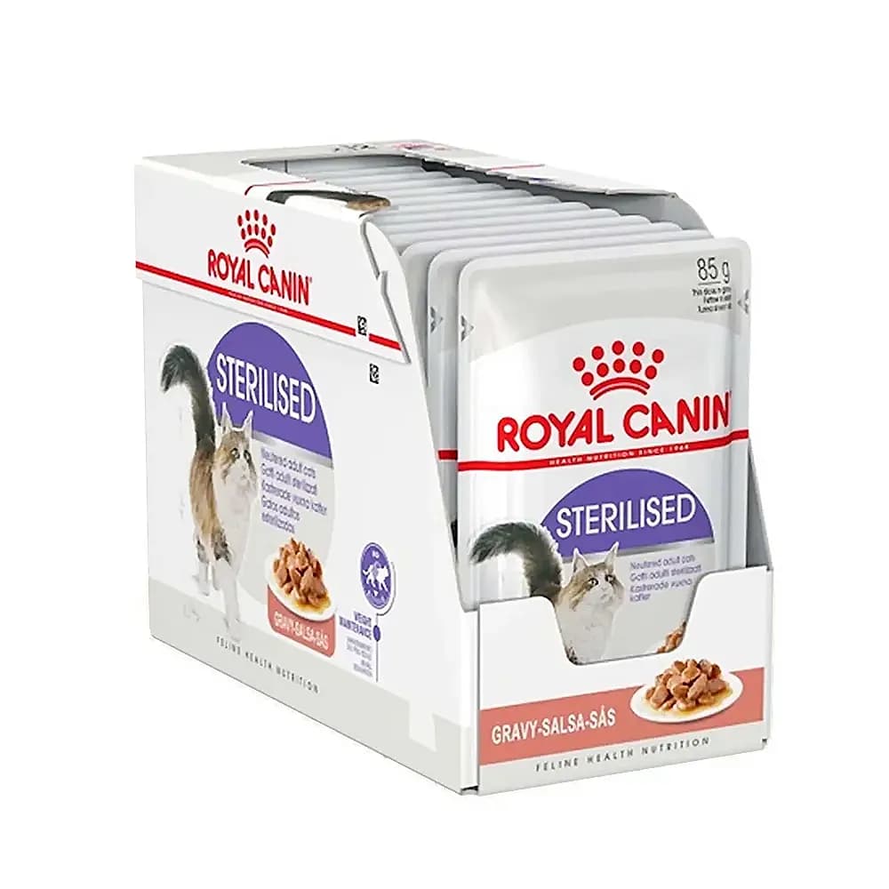 پوچ گربه استریلایزد گروی رویال کنین Sterilised Gravy