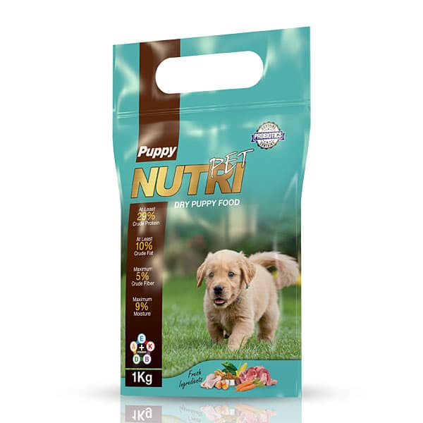 غذای خشک توله سگ با 29 % پروتئین نوتری پت 2 کیلوگرم – NUTRI Pet Puppy Food