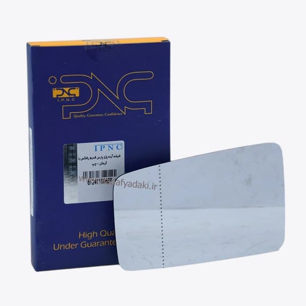 شیشه آینه پژو پارس قدیم رفلکس با گرمکن چپ IPNC — تصویر ۴