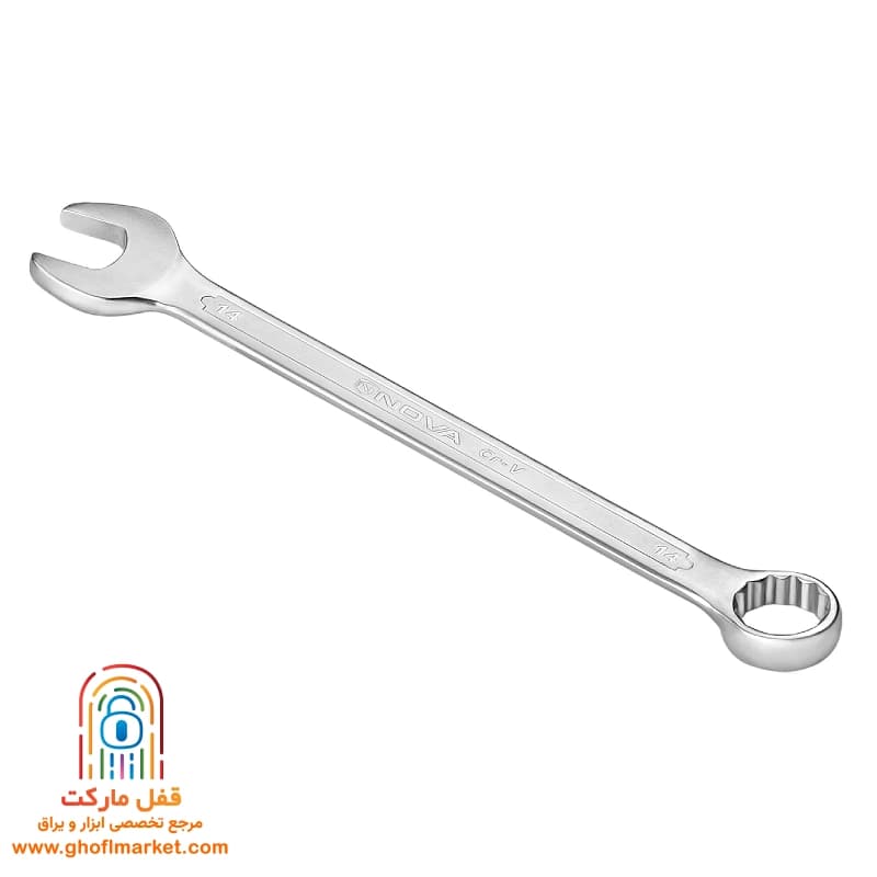 آچار یکسر تخت یکسر رینگی سایز 14 نووا مدل 1025