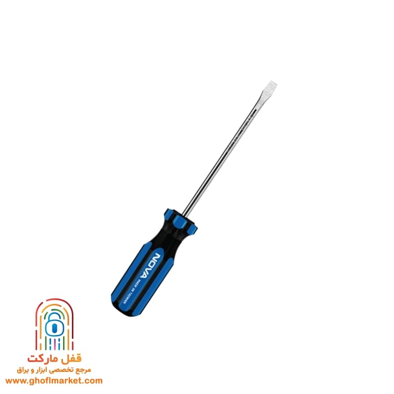 پیچ گوشتی دوسو 38×6 دسته سلولزی تایوان نووا مدل NTS-1706 — تصویر ۲