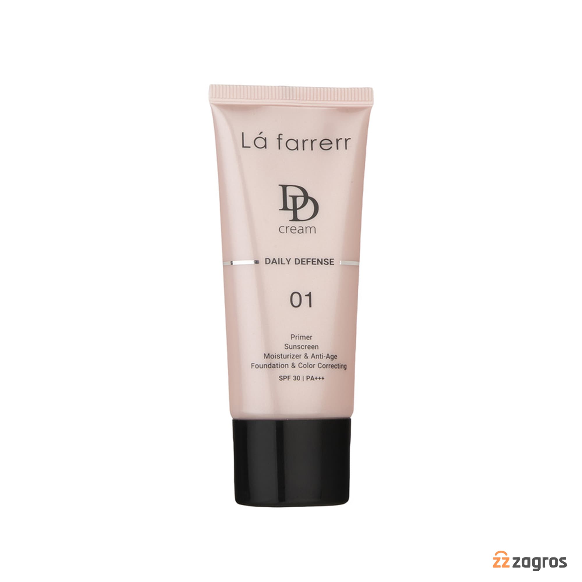 دی دی کرم لافارر SPF30 شماره 01 رنگ روشن مناسب انواع پوست 33 میل — تصویر ۴
