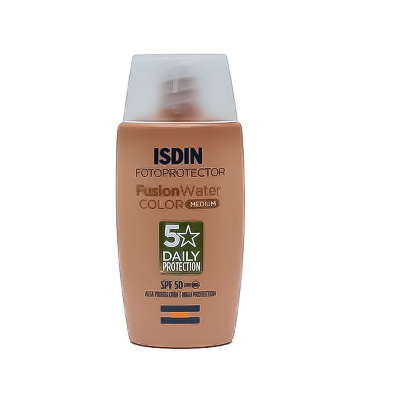 کرم ضد آفتاب رنگی ایزدین مدل فیوژن واتر {ISDIN} 50 ml