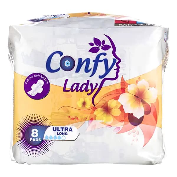 نوار بهداشتی کانفی لیدی مدل Ultra Long بسته 8 عددی — تصویر ۲