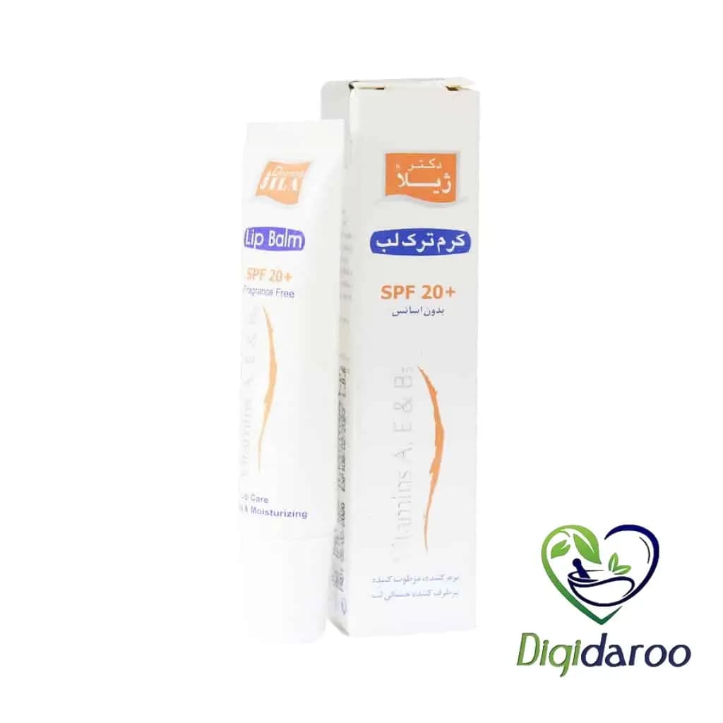 کرم ترک لب ⁺SPF20 دکتر ژیلا ۱۲ گرم (سفید) — تصویر ۲