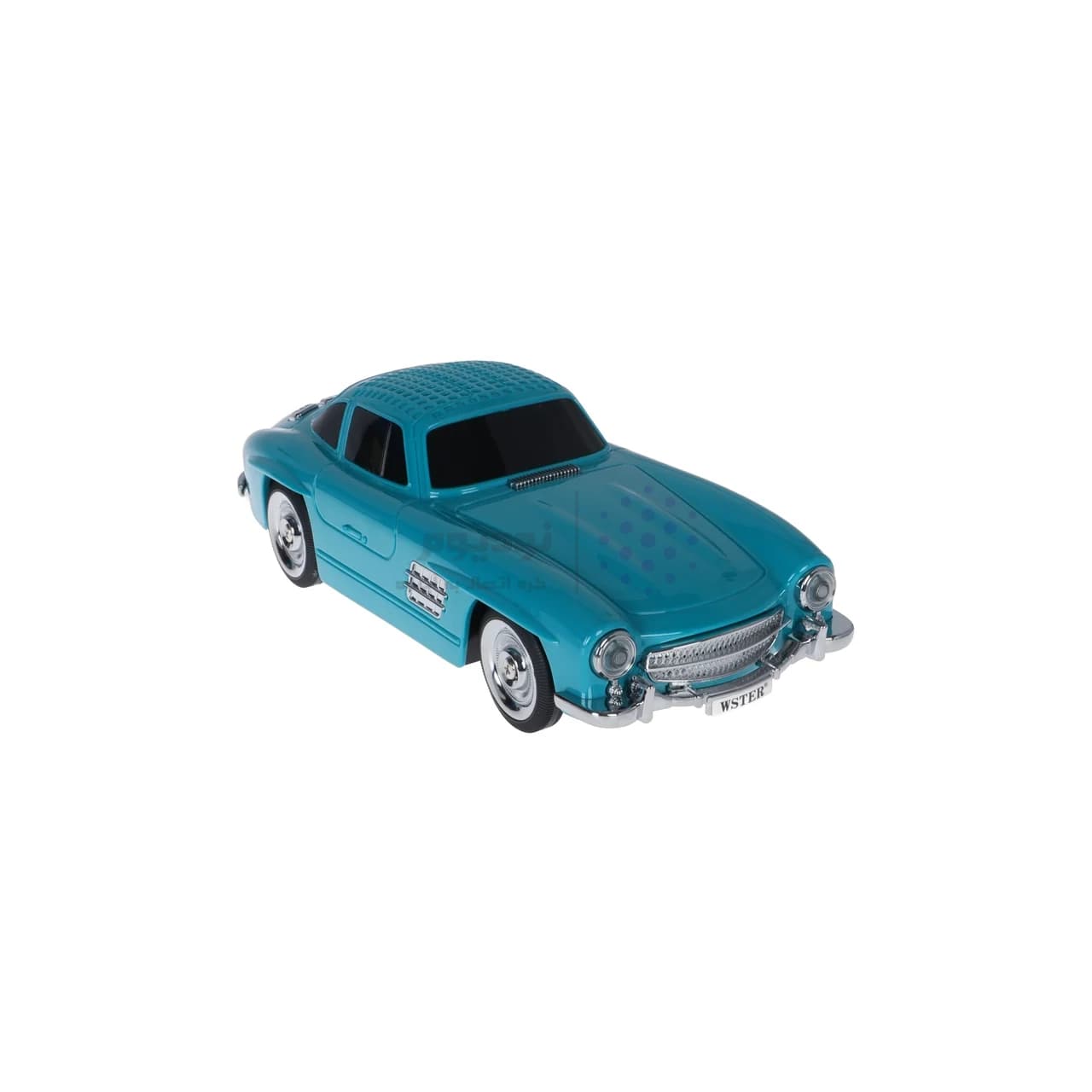 اسپیکر بی سیم طرح ماشین کلاسیک WSTER مدل WS-300SL – آبی – MMX — تصویر ۲