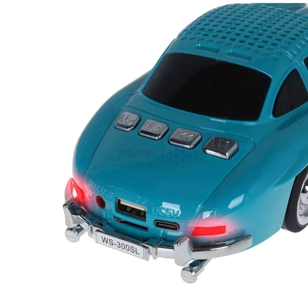 اسپیکر بی سیم طرح ماشین کلاسیک WSTER مدل WS-300SL – آبی – MMX — تصویر ۴