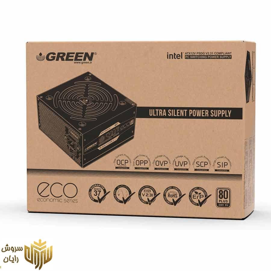 پاور کامپیوتر گرین مدل GP450A-ECO Rev3.1 — تصویر ۷