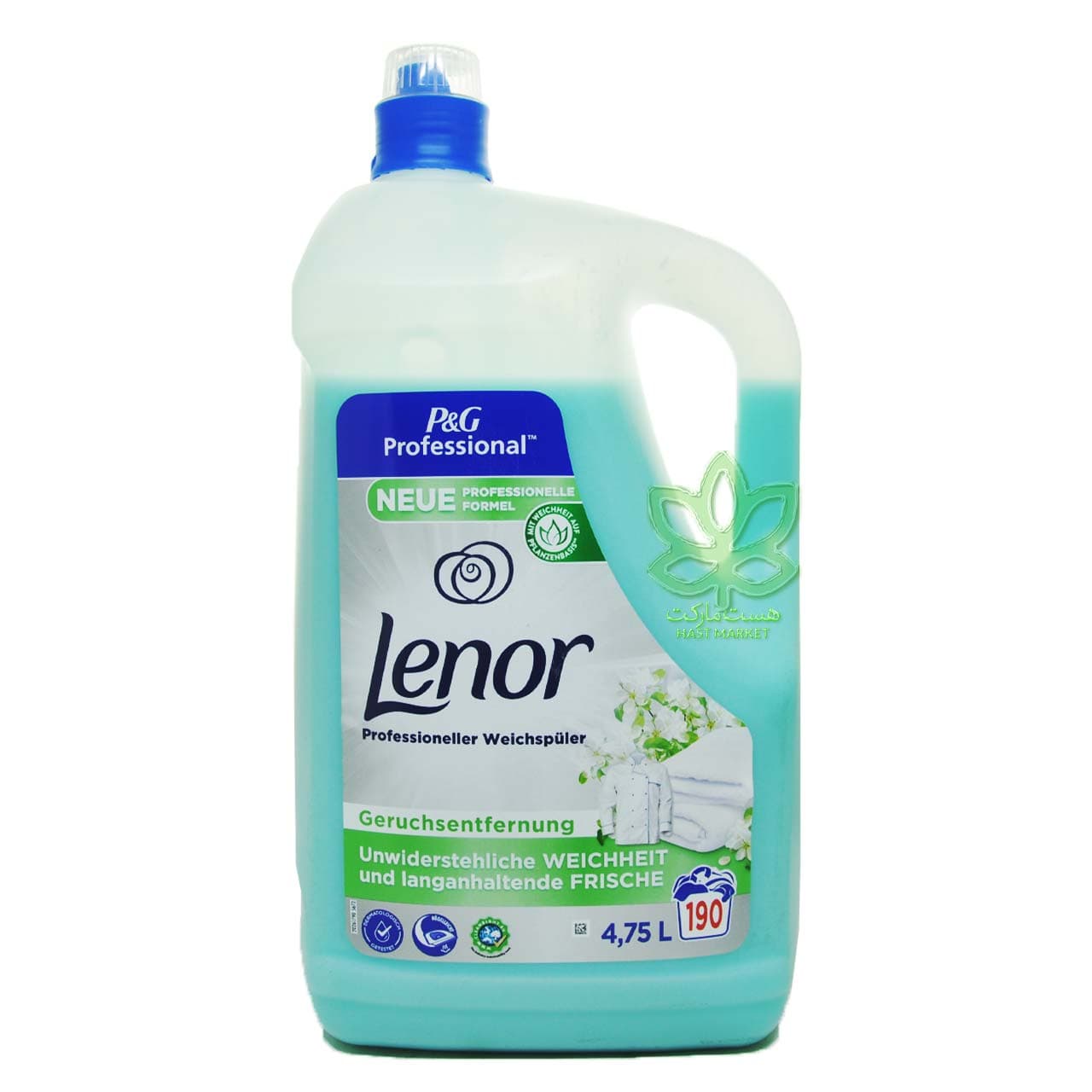 نرم کننده لباس لنور رایحه گل سفید 4.75 لیتر – lenor