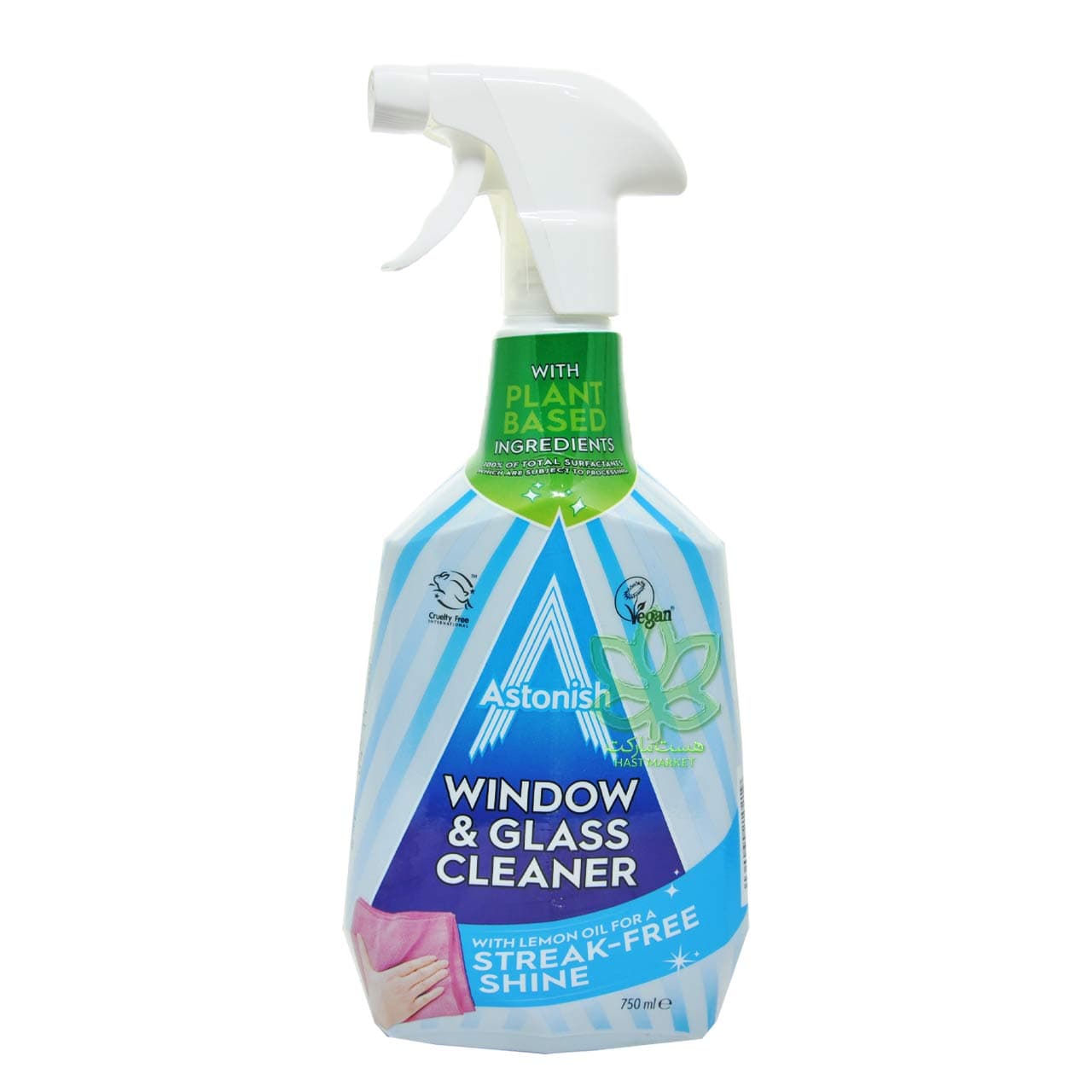 اسپری شیشه پاک کن استونیش رایحه لیمو 750 میل – astonish