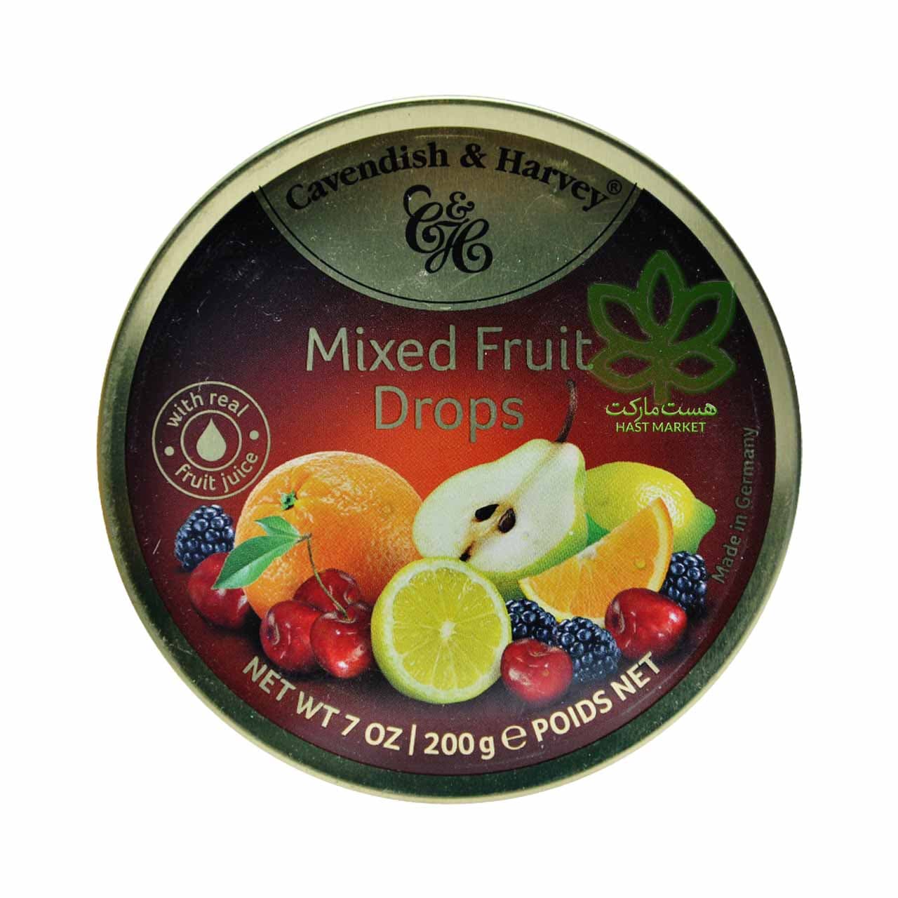 آبنبات کاوندیش میکس میوه ای 200 گرم – cavendish