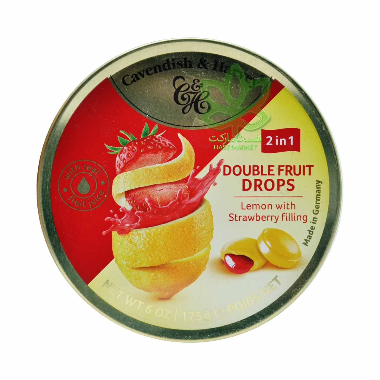 آبنبات کاوندیش توت فرنگی 175 گرم – cavendish — تصویر ۲