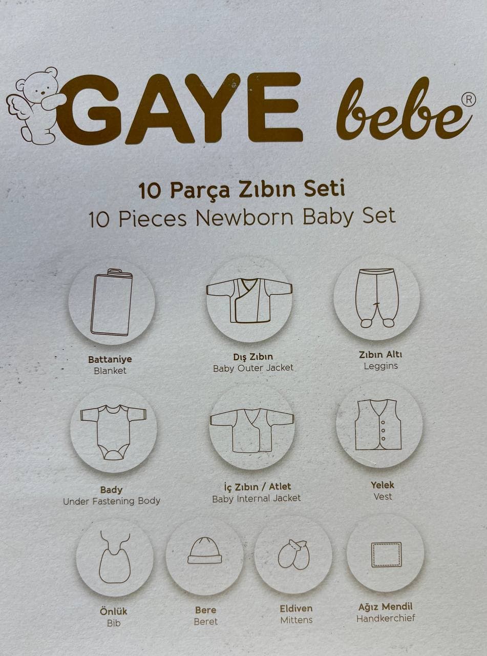 ست بیمارستانی 10تکه گایه gaye bebe — تصویر ۲