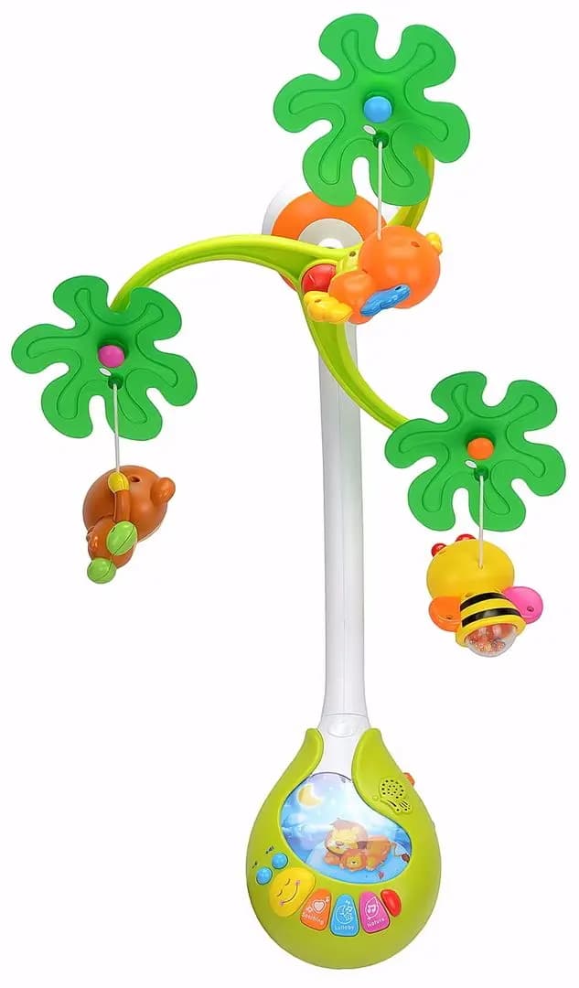 آویز موزیکال تخت کودک هولا تویز 818 hola toys — تصویر ۵