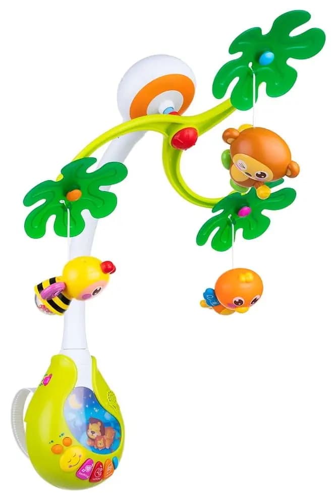 آویز موزیکال تخت کودک هولا تویز 818 hola toys — تصویر ۴