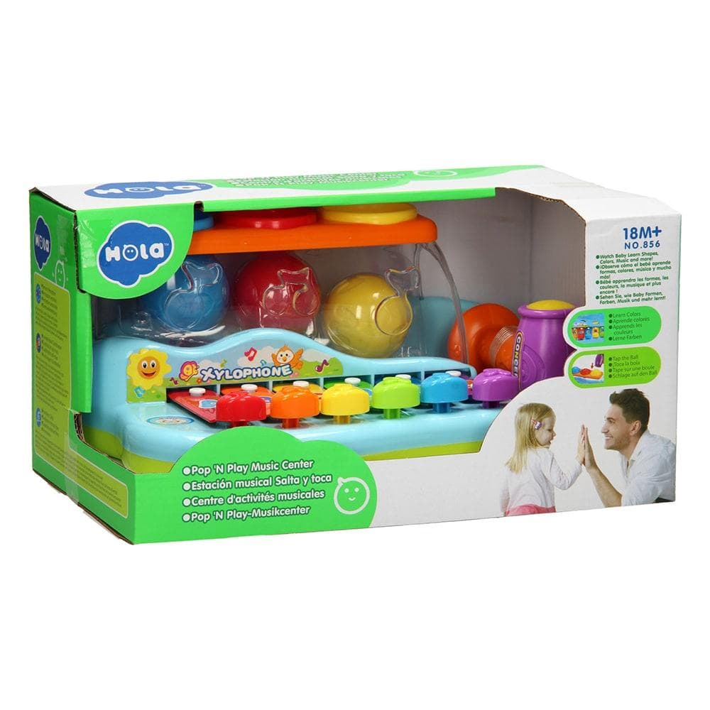 بلز پیانویی با چکش هولا تویز hola toys856 — تصویر ۲