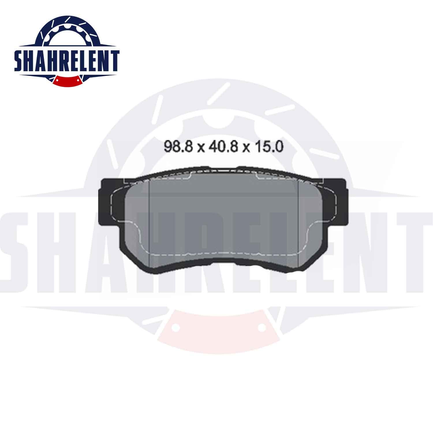 لنت ترمز عقب کیا اسپورتیج JE-KM (2008-2010) برند اصلی (Genuine Parts) — تصویر ۳