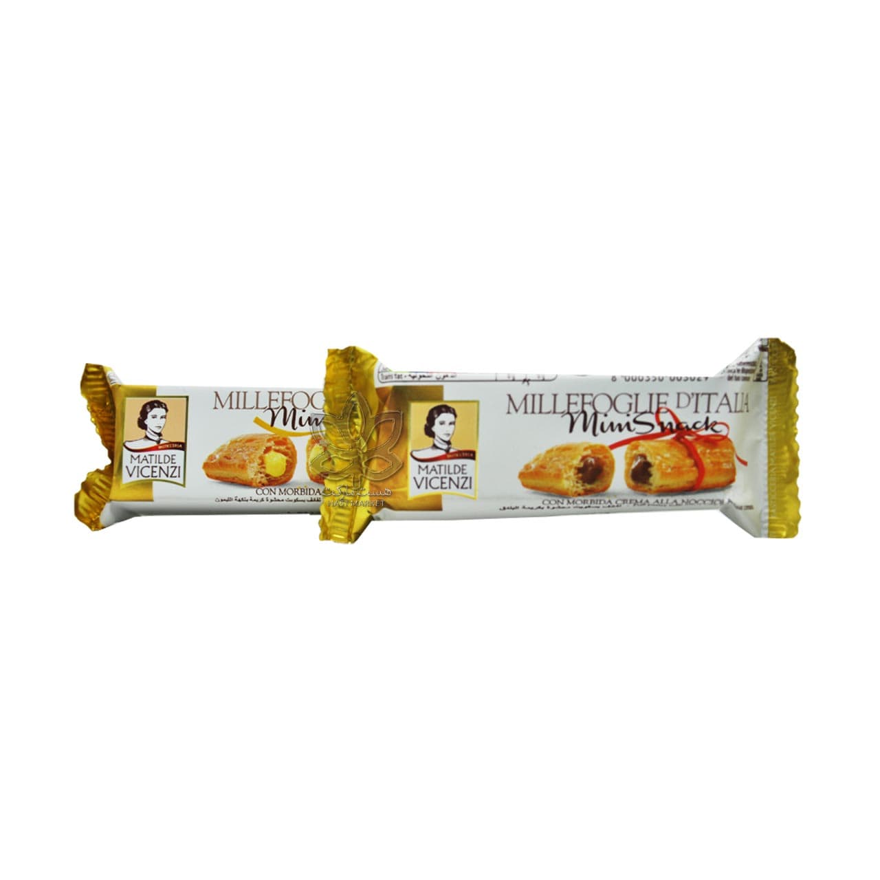 شیرینی با مغز شکلات فندقی ۲۵ گرم مینی اسنک ویچنزی – vicenzi — تصویر ۳
