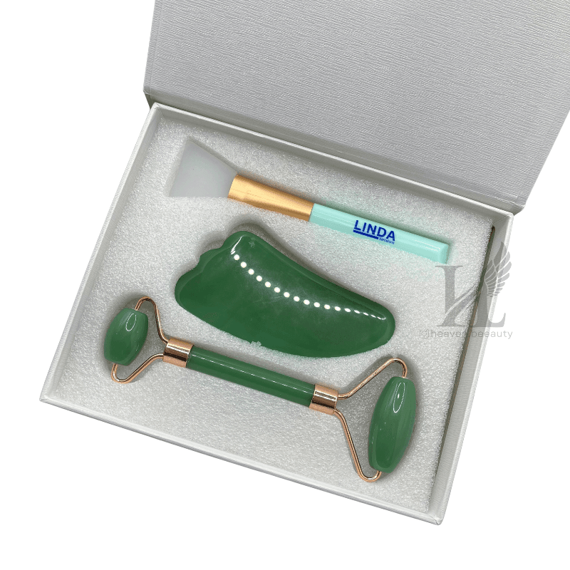 ست رولر و گواشا سنگی لیندا (Jade Roller & Gua Sha Set)
