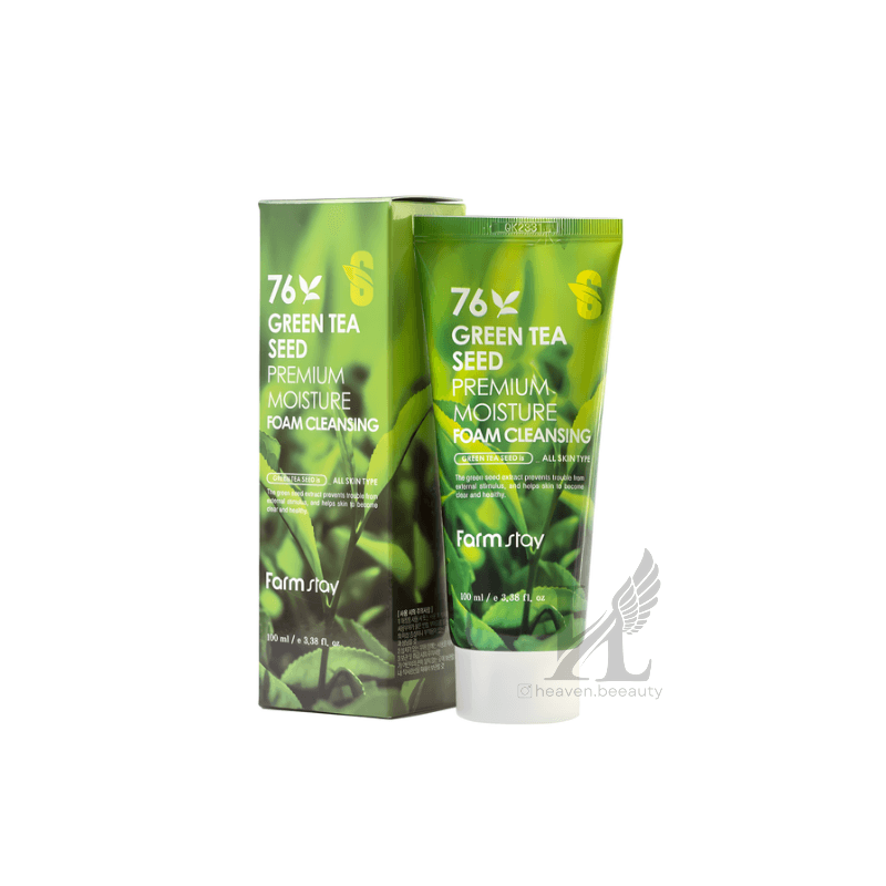 فوم شستشوی بذر چای سبز 76 درصد فارماستی – Farmstay Green Tea Seed Premium Moisture