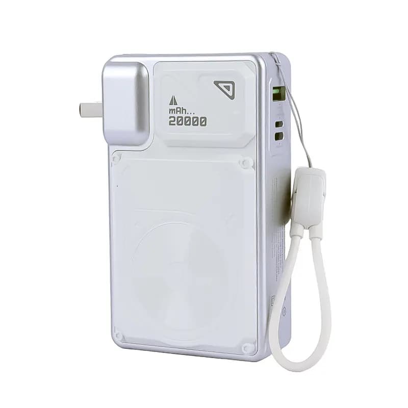 پاوربانک بی سیم هیسکا مدل HP-226PD 35W ظرفیت 20000 میلی آمپر – سفید — تصویر ۲