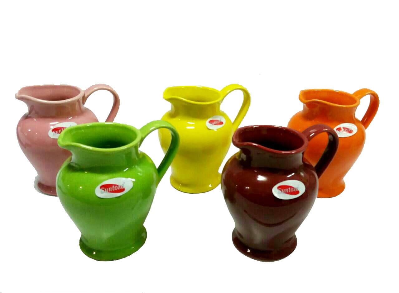 سس خوری سرامیکی رنگی طرح کوزه ای santoza — تصویر ۶