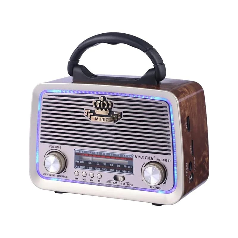 رادیو اسپیکر بلوتوثی قابل حمل کی ان استار مدل Knstar KN-1183BT