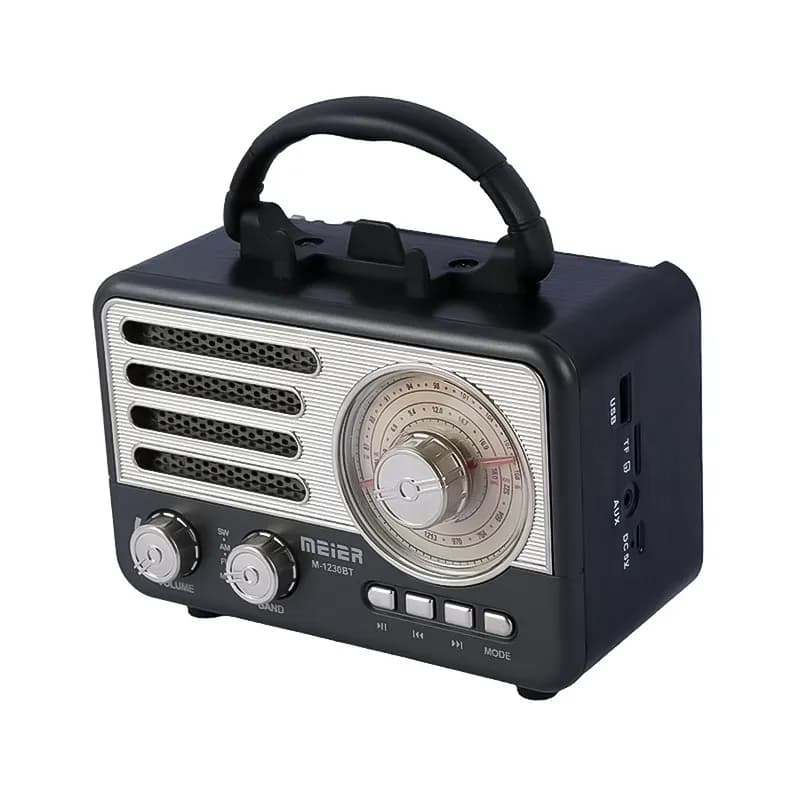 رادیو اسپیکر بلوتوثی قابل حمل مییر مدل M-1230BT – مشکی