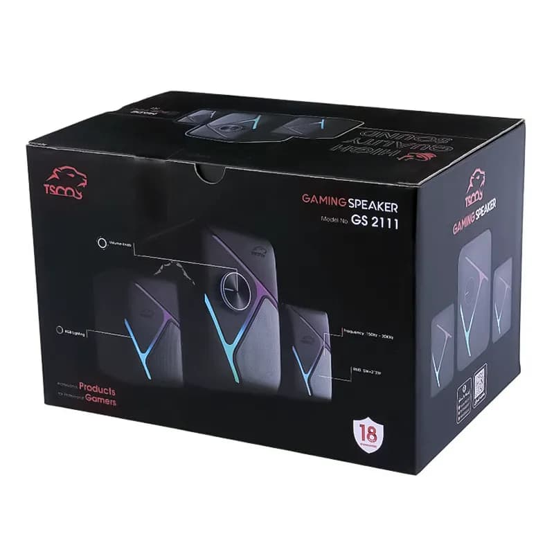 اسپیکر رومیزی دسکتاپ سه تکه تسکو مدل Tsco GS 2111 — تصویر ۵