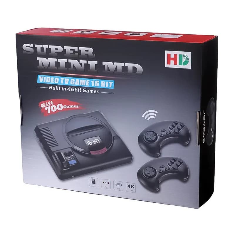 کنسول بازی سگا مدل Super Mini HD 16Bit همراه با دو دسته بی سیم — تصویر ۵