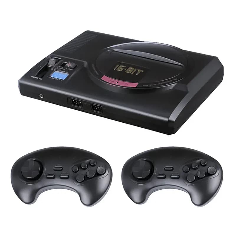 کنسول بازی سگا مدل Super Mini HD 16Bit همراه با دو دسته بی سیم