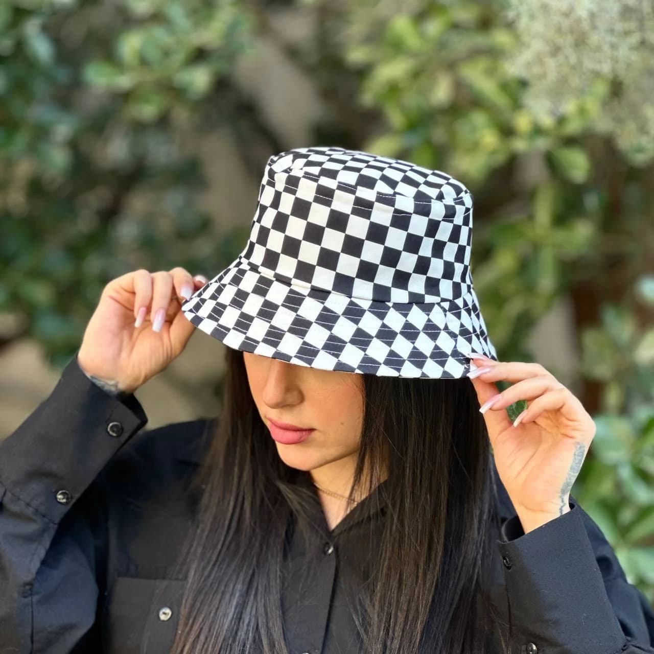 کلاه باکت شطرنجی مازراتی — تصویر ۳