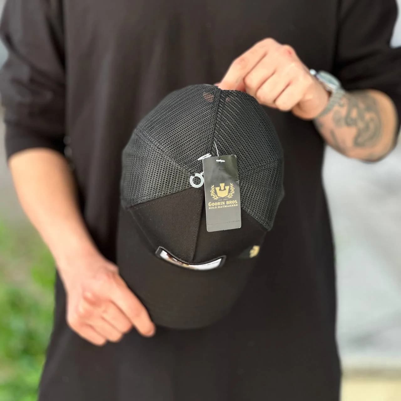 کلاه گورین bad boy مشکی — تصویر ۴