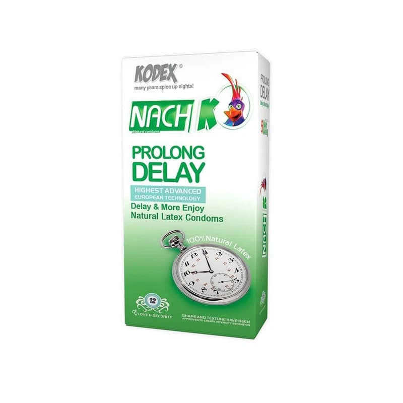 کاندوم ناچ کدکس مدل Prolong Delay مجموعه 2 عددی — تصویر ۲