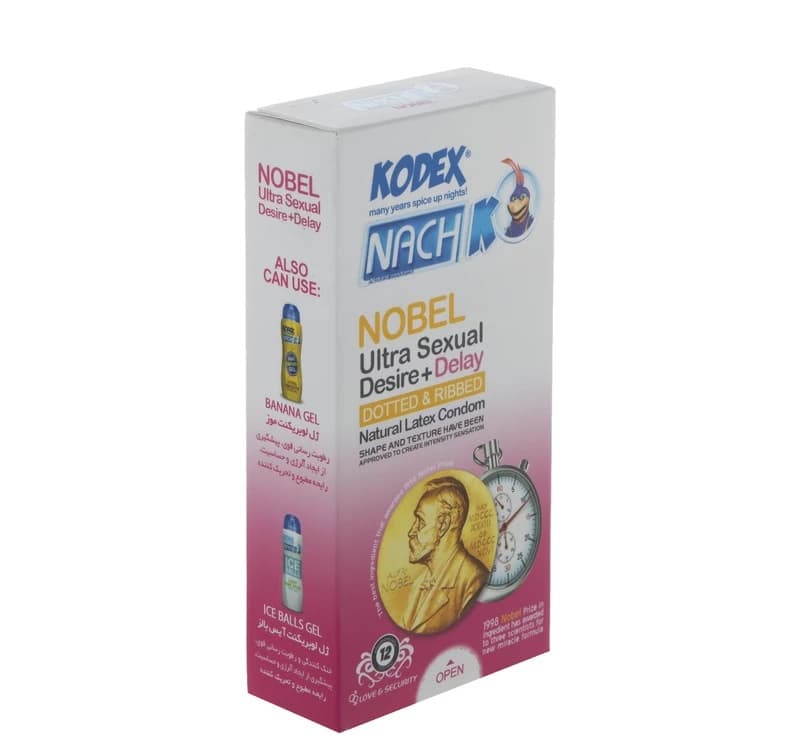 کاندوم ناچ کدکس مدل Nobel بسته 12 عددی — تصویر ۳