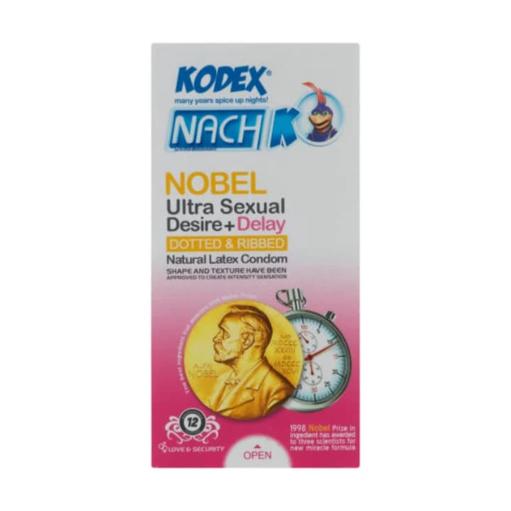 کاندوم ناچ کدکس مدل Nobel بسته 12 عددی