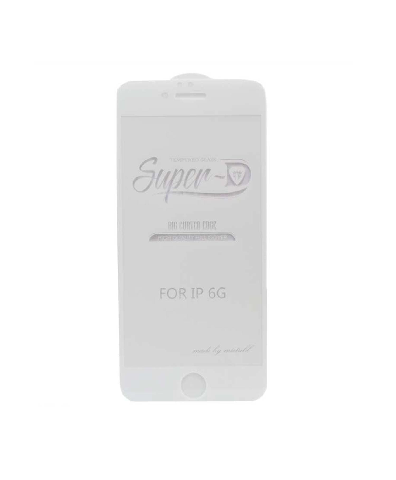 محافظ تمام صفحه نمایش شیشه ای Super D آیفون 6 — تصویر ۴