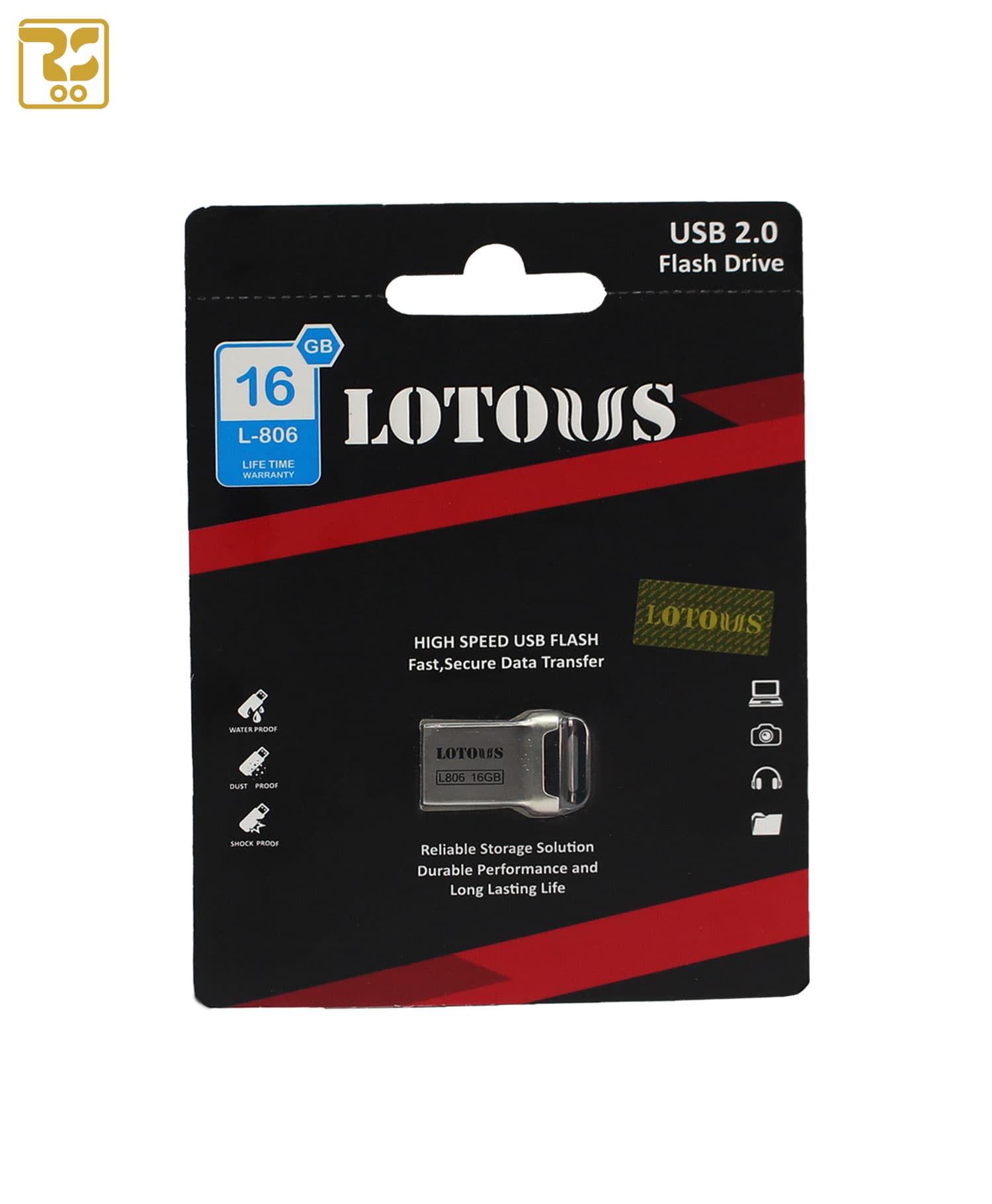 فلش مموری لوتوس L-806 ظرفیت 16 گیگابایت — تصویر ۲