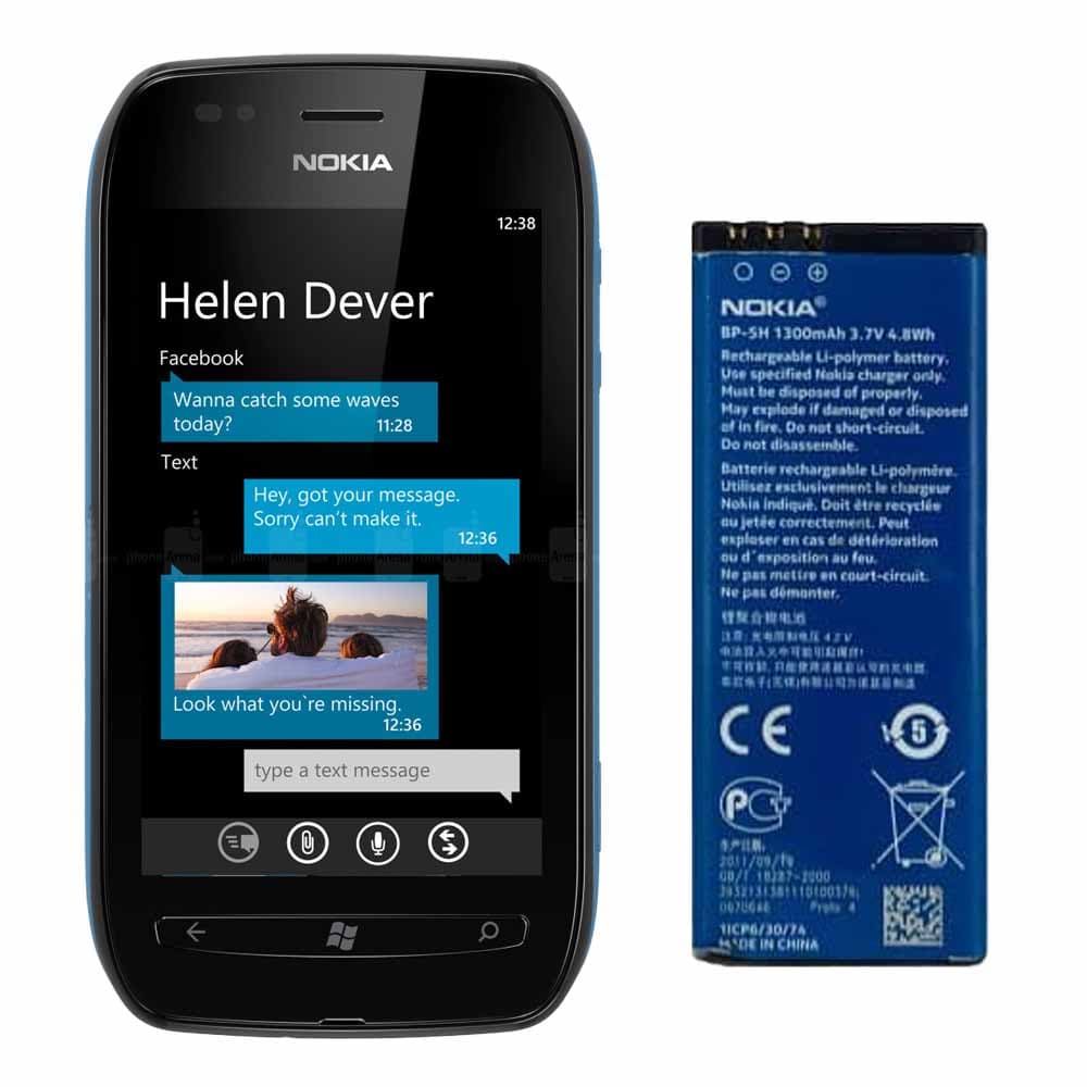 باتری اصلی گوشی نوکیا لومیا Nokia Lumia 710 BP-5H