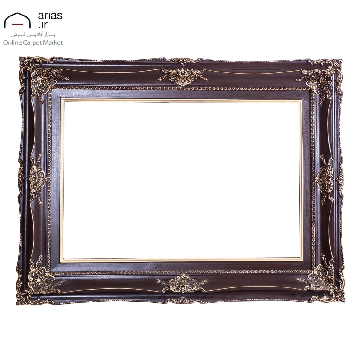 تابلو فرش دستباف عرضی منظره طرح ويلاي گل ياس کد T02104 — تصویر ۳