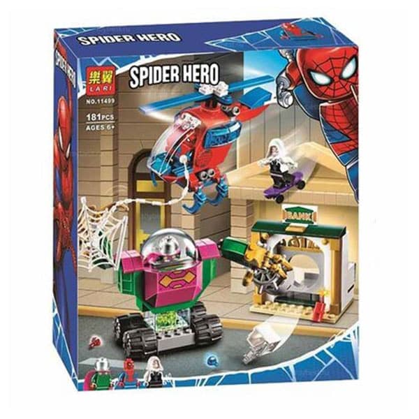 ساختنی لاری مدل مرد عنکبوتی Spider-Man کد ۱۱۴۹۹ از سری Spider Hero