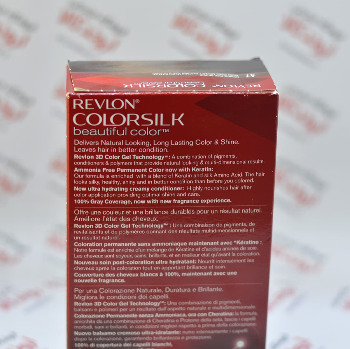 کیت رنگ مو رولون Revlon مدل 47 Medium Rich Brown — تصویر ۳