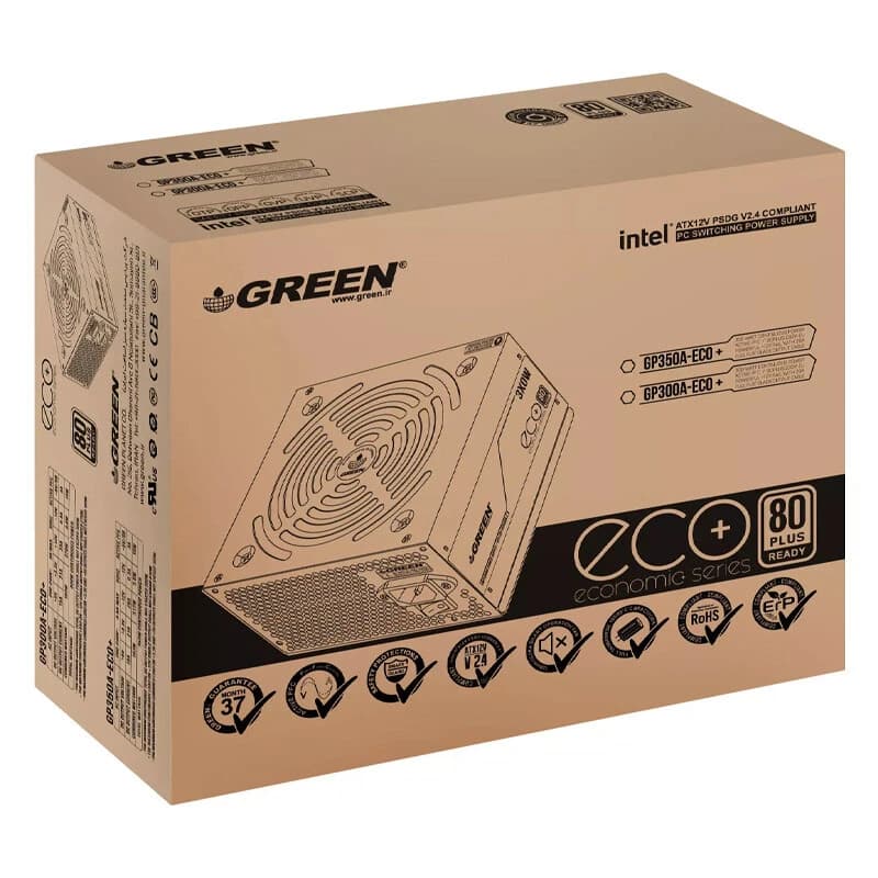پاور 300 وات گرین Green GP300A-ECO Plus White — تصویر ۳
