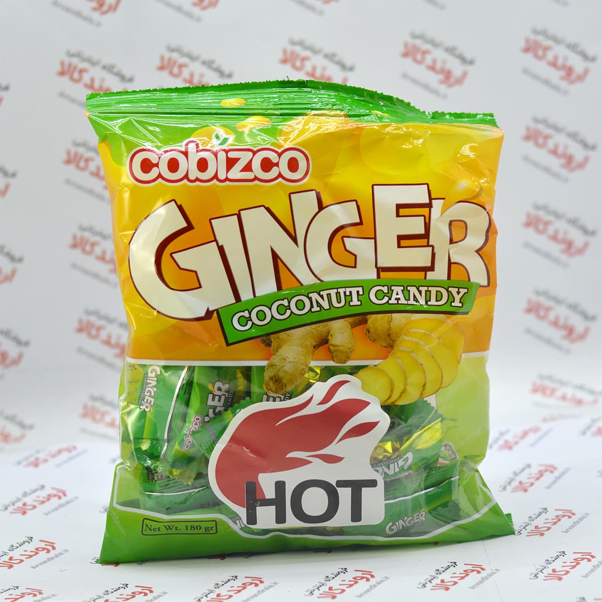 آبنبات شیری زنجبیل کوبیزکو Cobizco مدل HOT