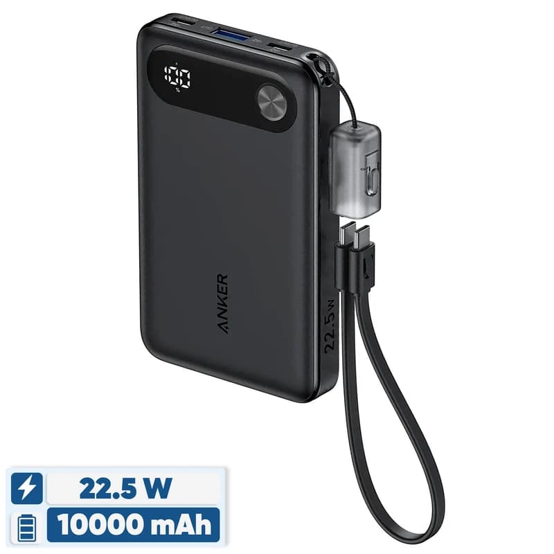 پاور بانک فست شارژ انکر A1257 PD 22.5W ظرفیت 10000