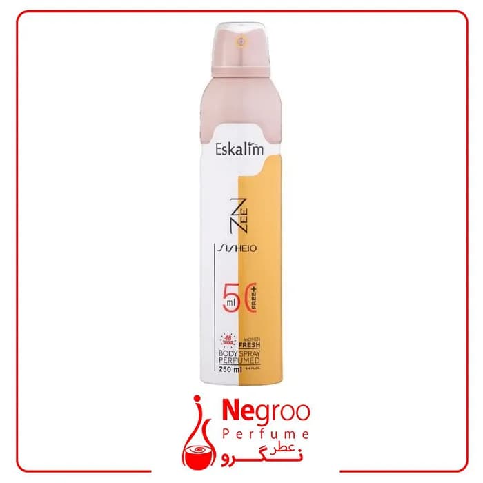 اسپری خوشبو کننده بدن زنانه اسکالیم مدل SHISEIDO ZEN حجم 250 میلی لیتر اورجینال