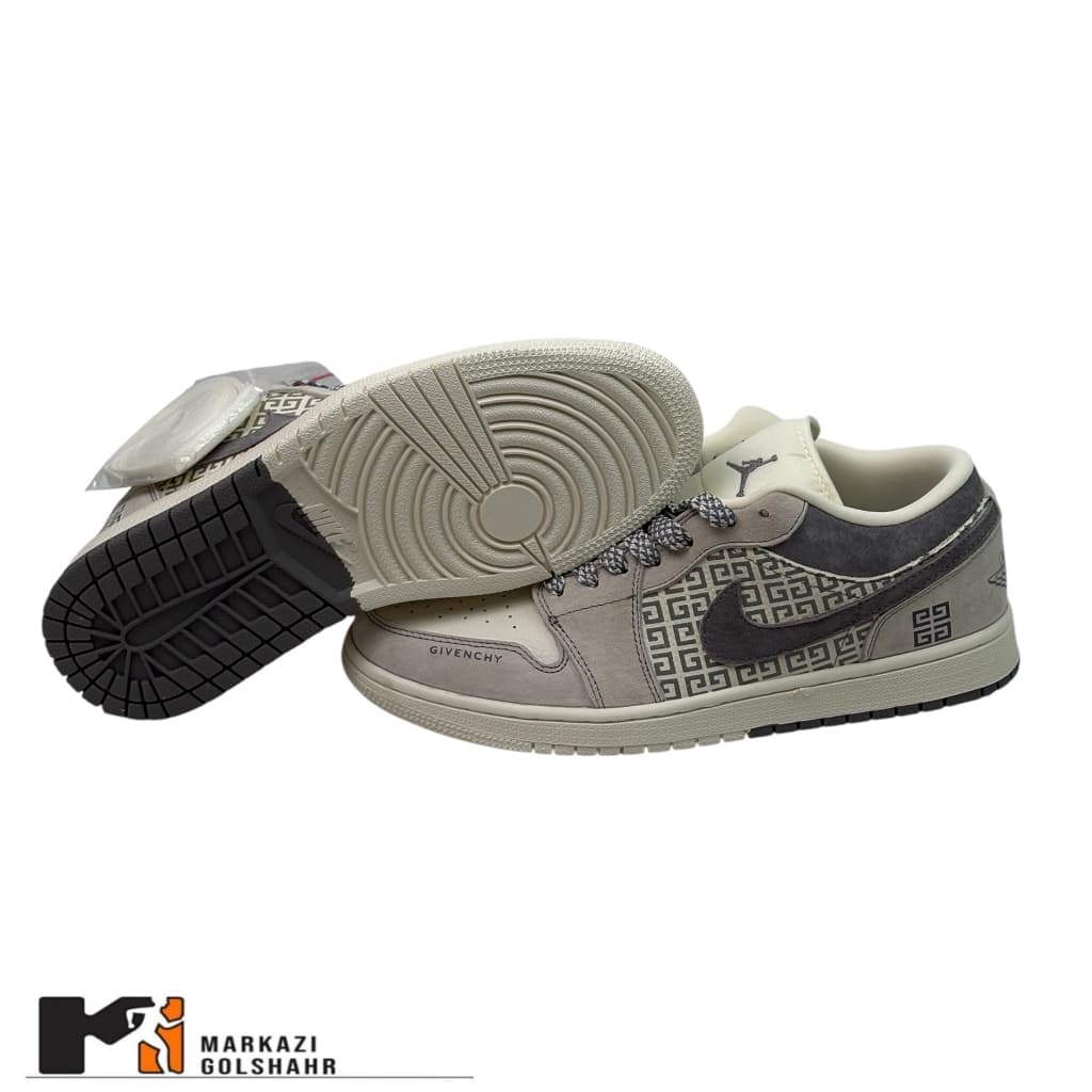 کفش نایک مدل JORDAN1 LOW طوسی کد 2019966 — تصویر ۶