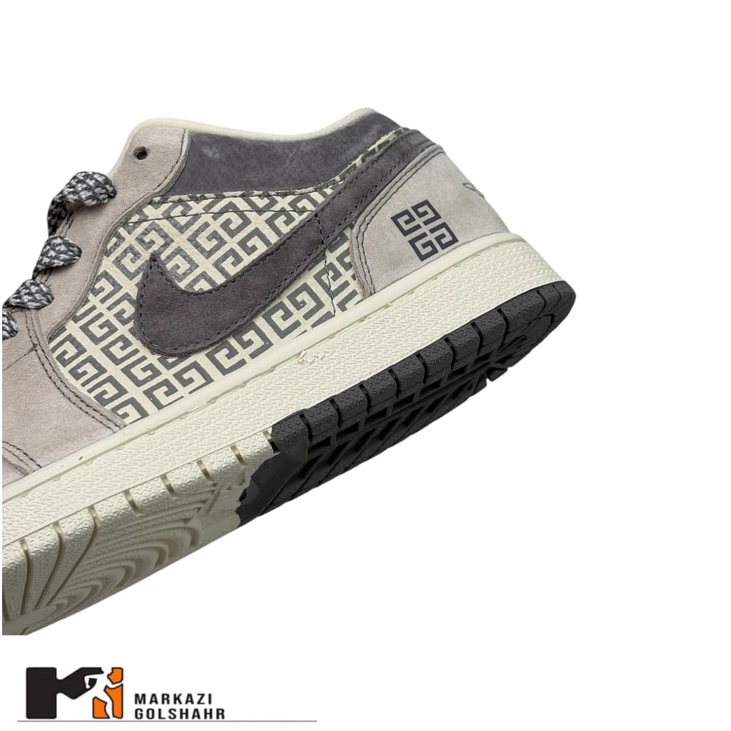 کفش نایک مدل JORDAN1 LOW طوسی کد 2019966 — تصویر ۳
